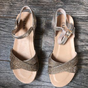 Gold Sparkley Sandals
